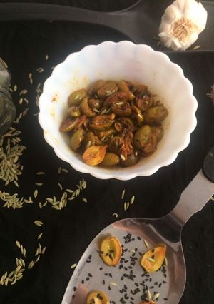 A picture of Karonde ki Sabzi.
