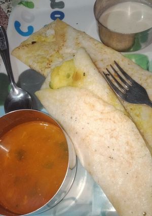 A picture of Masala dosa.