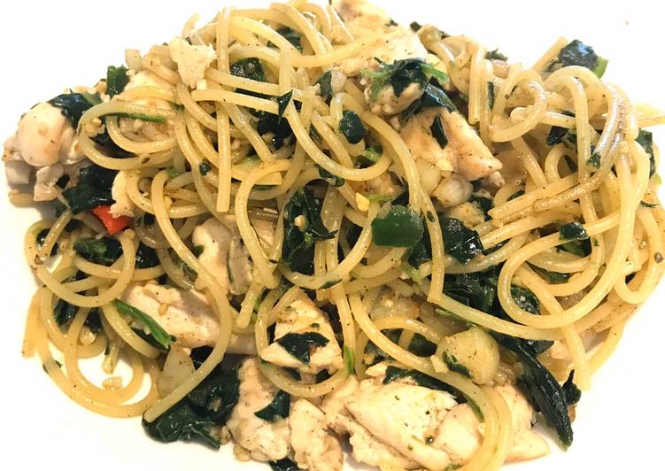 Chicken Aglio Olio