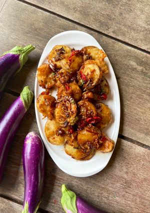 Foto resep Terong Raos (a la Resto Dapoer Pandan Wangi)