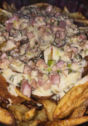 Una foto de Papas con crema