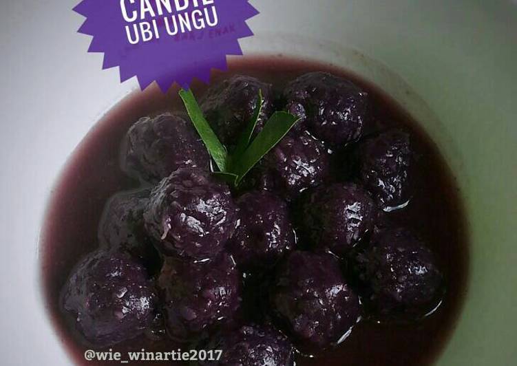 Kolak candil ubi ungu