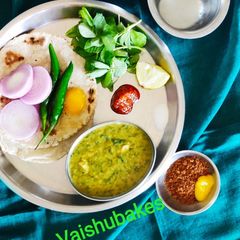 Palak Tuvar dal Patal Bhaji A picture of Palak Tuvar dal Patal Bhaji.
