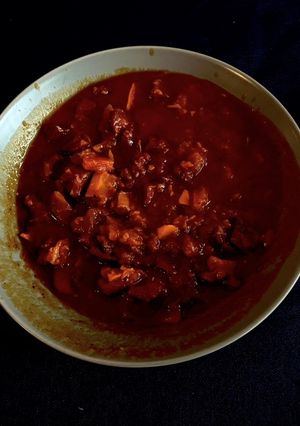 A picture of Pumpkin Porc Stew.