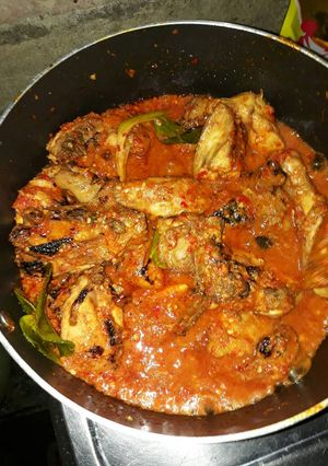 Foto resep Ayam bakar bumbu rujak