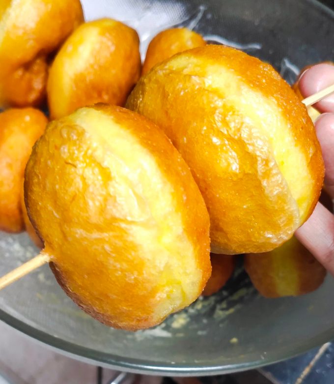 Foto resep Donat labu kuning, menul montok #7