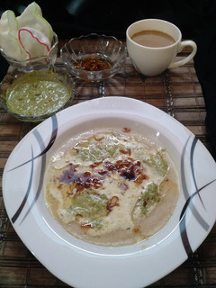 A picture of Bharku curry.