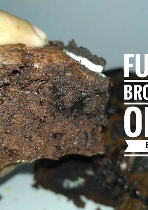 Foto resep Brownies Panggang Oreo (No Mixer)