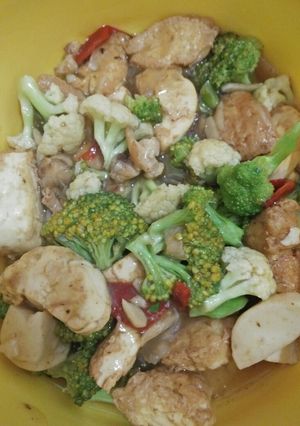Foto resep Cah Brokoli Tofu