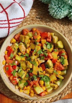 A picture of Creamy Vegetable Salad.