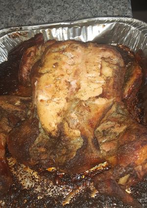 Una foto de Pollo al horno
