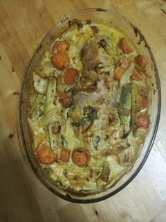 Una foto de Solomillo de cerdo a la mostaza y leche de coco