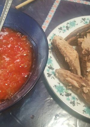 Foto resep Ikan Tongkol Masak Sambal Dabu Dabu