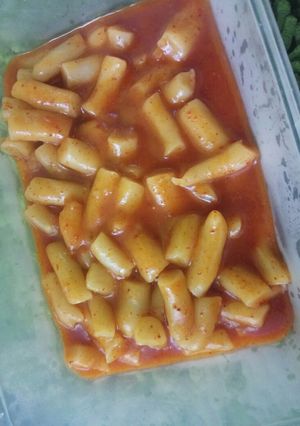 Foto resep Topokki hemat tanpa gochujang