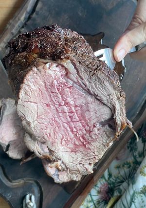 Una foto de Carne asada en freidora de aire