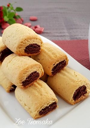 Φωτογραφία της συνταγής Μπισκότα Nascondini (νασκοντίνι) με σοκολατένια γέμιση