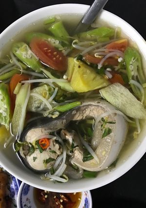 Hình của món Canh chua cá basa.