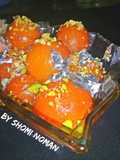 Eggless gulab jamon