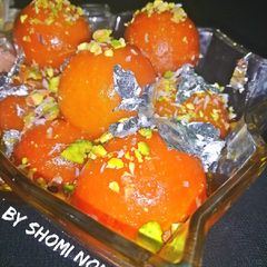 A picture of Eggless gulab jamon.