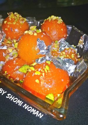 A picture of Eggless gulab jamon.
