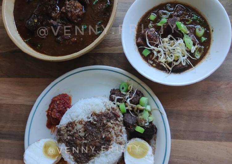 Langkah Mudah untuk Menyiapkan Rawon Ala Venny Anti Gagal