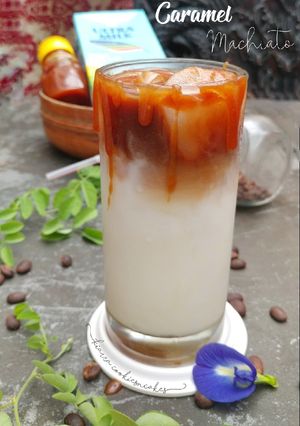 Foto resep (227) Ice Caramel Machiato ala ⭐buck