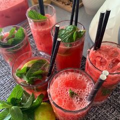 A picture of Watermelon Elderflower Lemonade.