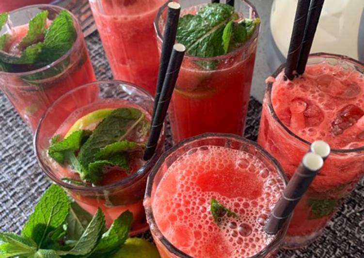 Recipe of Homemade Watermelon Elderflower Lemonade