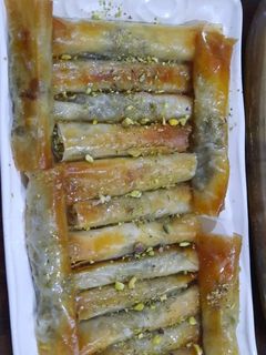 صورة لوصفة اصابع الكلاج بالفستق الحلبي