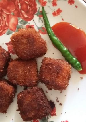 A picture of Paneer popcorn.