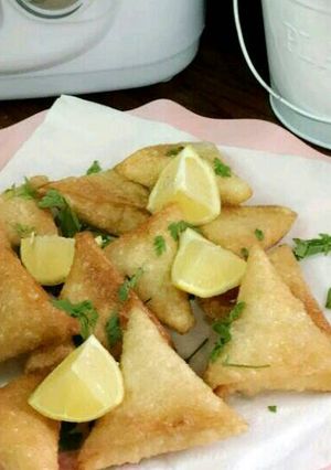 صورة لوصفة مايحلى رمضان إلا بالسمبوسه