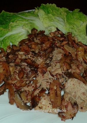 A picture of ~ Tuna with Mushrooms ~.