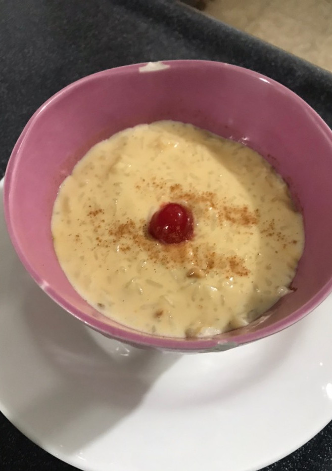 Una foto de Arroz con leche