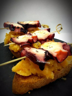 Una foto de Pincho o tapa de pulpo