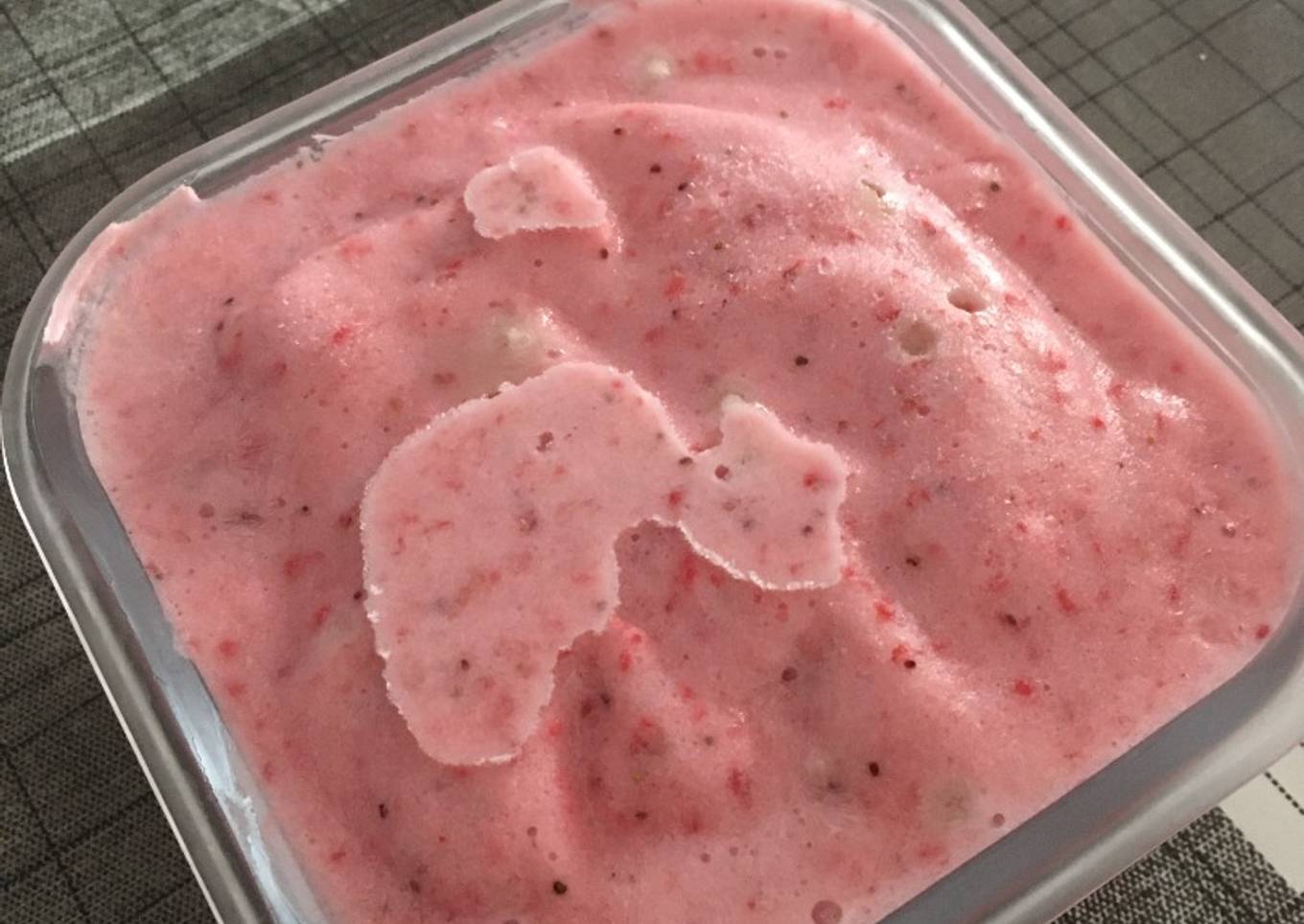Helado de fresa en Mambo