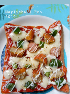 Foto resep Pizza Roti Tawar