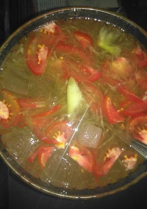 Foto resep STM (Serbat Tomat Melon)