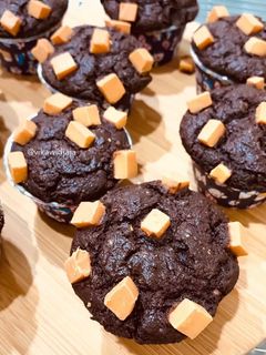 Foto resep Choco Custard Muffin