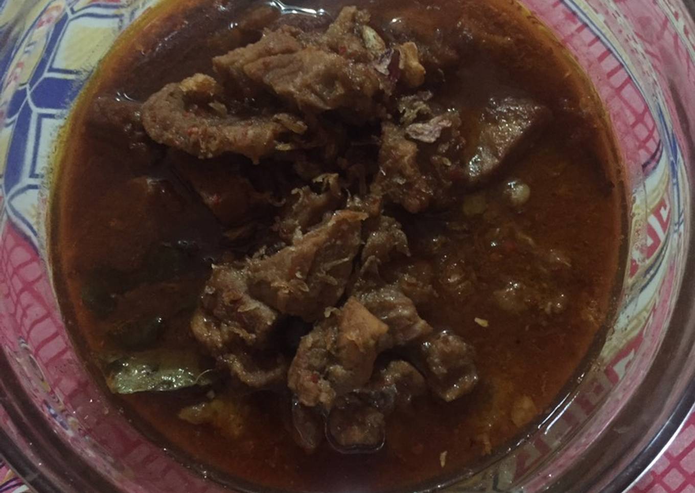 Semur daging sapi pedas