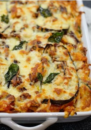 A picture of Veggie Pasta Bake.