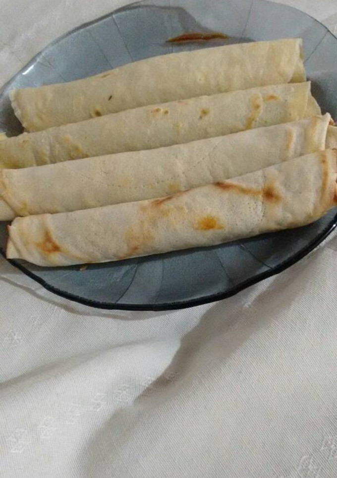 Una foto de Panqueques con Dulce de Leche