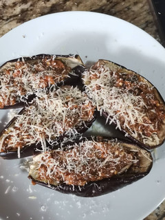 Una foto de Berenjenas rellenas en Air Fryer Anyestrella