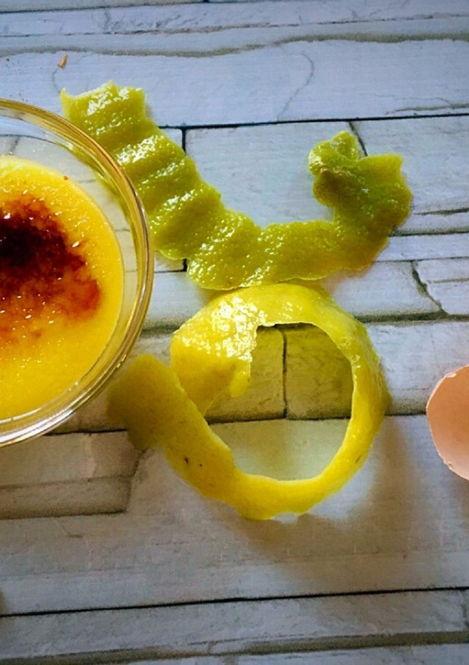 Una foto de Crema catalana
