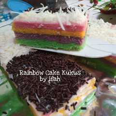 รูปของ Rainbow Cake Kukus