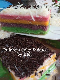 Foto resep Rainbow Cake Kukus