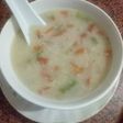 Mix veg soup with oats as thickening agent