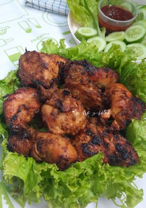 Foto resep Ayam Bakar Bumbu Rujak + Sambal