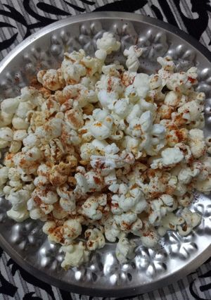 A picture of Masala popcorn.