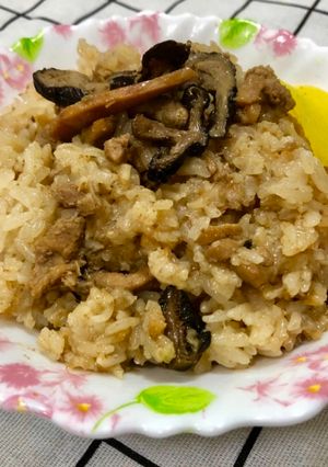 香菇油飯 的食譜成品照片