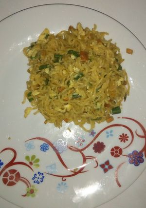 A picture of Indomie special.